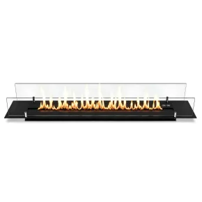 Bruciatore da Incasso 4 kW per Biocamino Nero 90 cm da Interno Esterno 2