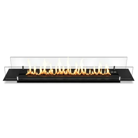 Bruciatore da Incasso 4 kW per Biocamino Nero 90 cm da Interno Esterno