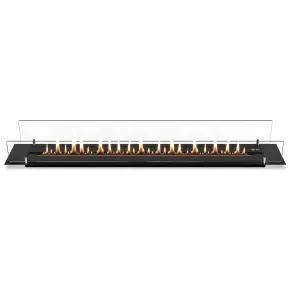 Bruciatore da Incasso 4 kW per Biocamino Nero 120cm da Interno Esterno 2