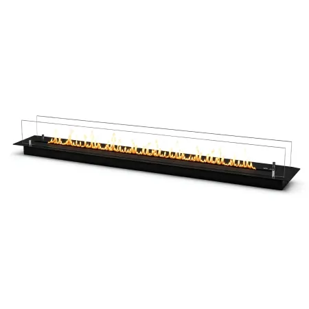 Bruciatore da Incasso 4 kW per Biocamino Nero 150cm da Interno Esterno