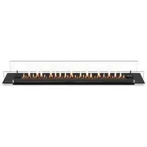 Bruciatore da Incasso 4 kW per Biocamino Nero 150cm da Interno Esterno 2
