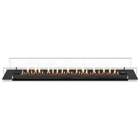 Bruciatore da Incasso 4 kW per Biocamino Nero 150cm da Interno Esterno