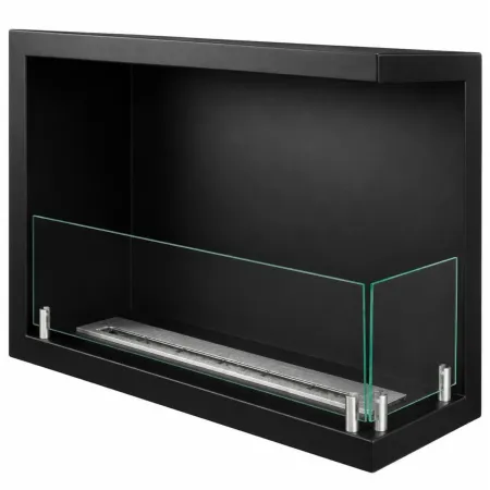 Camino Bioetanolo da Incasso Angolare Destro Nero 3 kW Bruciatore 1,5L