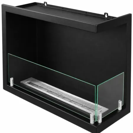 Camino Bioetanolo da Incasso Angolare Destro Nero 3 kW Bruciatore 1,5L