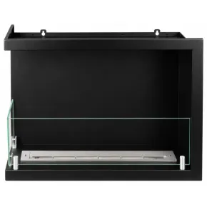 Camino Bioetanolo Incasso Angolare Sinistro Nero 3 kW Bruciatore 1,5L 2