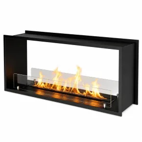 Camino a Bioetanolo da Incasso Bifacciale 120x30x50 cm 4 kW Nero 3L 2