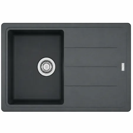 Lavello 1 Vasca 78x50 cm Fragranite Grafite Gocciolatoio Reversibile