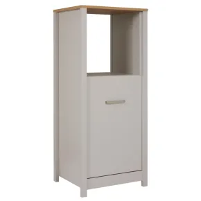 Colonna Cucina per Frigo Forno Mobile Beige Rovere Anta Reversibile