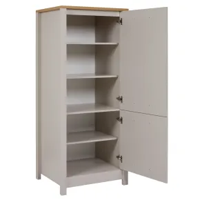 Colonna Cucina per Frigo Freezer Mobile Beige Rovere 2 Ante Reversibili 2