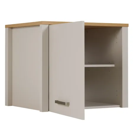 Pensile Cucina Singolo Beige Rovere con Anta Soft-Close 70x60x60,5 cm