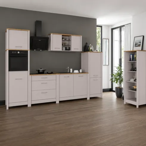 Pensile Cucina Singolo Beige Rovere con Anta Soft-Close 70x60x60,5 cm