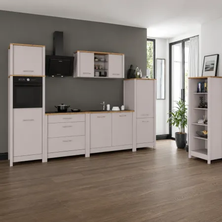 Pensile Cucina Singolo Beige Rovere con Anta Soft-Close 70x60x60,5 cm