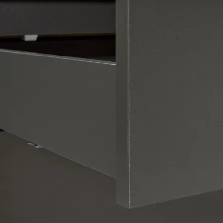 Mobile Base per Cucina Piano Cottura con 3 Cassetti Antracite Rovere