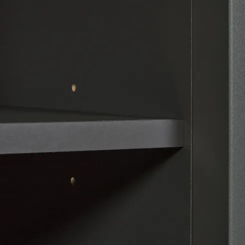 Colonna Cucina Frigo Forno Mobile Antracite Rovere Anta Reversibile
