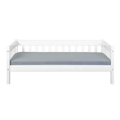 Divano Letto 90x200 Bianco Singolo a Doghe Possibile Letto Estraibile Cameretta | BricoShop24