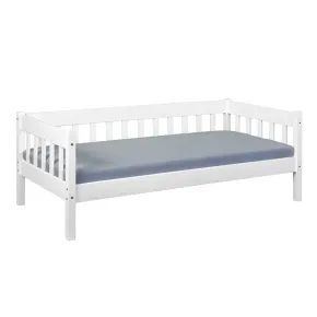 Divano Letto 90x200 Bianco Singolo a Doghe Possibile Letto Estraibile Cameretta | BricoShop24