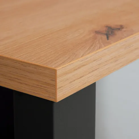 Pensile Bagno con Specchio Ripiani in Vetro Antracite Rovere Artisan
