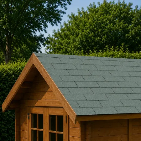 Tegole Canadesi Verde Bituminose con Graniglia 3m2 Casetta da Giardino