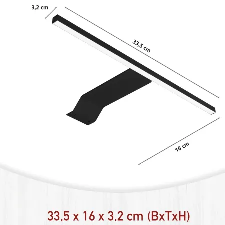 Lampada LED per Specchio Bagno 3,6 W 230 V in Acciaio Inox