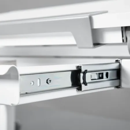 Kit Scrivania Blu Tavolo da Disegno Inclinabile in Legno Pino Cameretta Bambino
