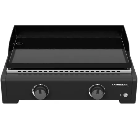 Barbecue a Gas 2 Fuochi Campingaz Piastra Smaltata Bruciatori Nero