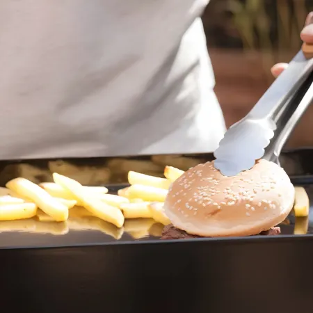 Barbecue a Gas 2 Fuochi Campingaz Piastra Smaltata Bruciatori Nero