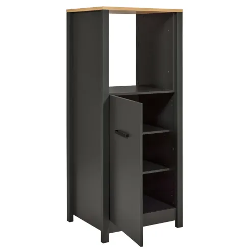 Cucina Modulare Sottolavello Mobile Pensile Colonna Antracite Rovere