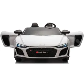 Auto Elettrica per Bambini Audi R8 Big 24V Bianco con Sedile in Pelle 2
