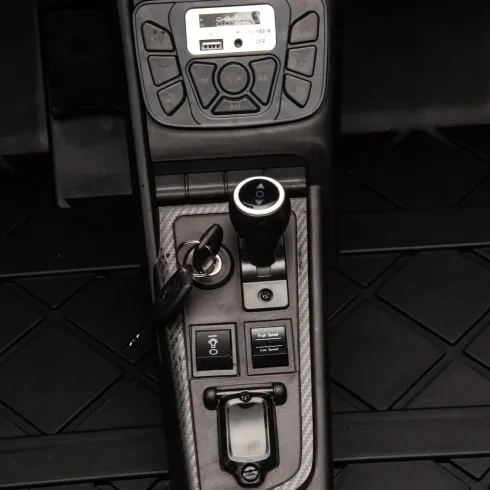 Auto Elettrica per Bambini Audi R8 Big 24V Grigio con Sedile in Pelle