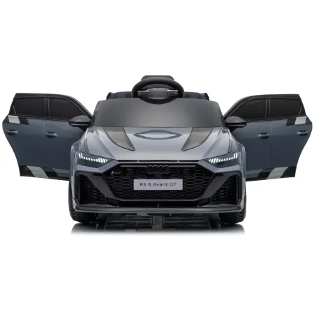 Auto Elettrica Bambini Audi RS6 GT Grigio 12V con LED Radiocomando