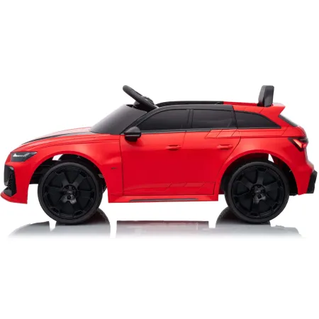 Auto Elettrica Bambini Audi RS6 GT Rosso 12V con LED Radiocomando