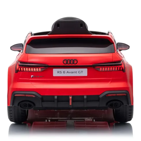 Auto Elettrica Bambini Audi RS6 GT Rosso 12V con LED Radiocomando