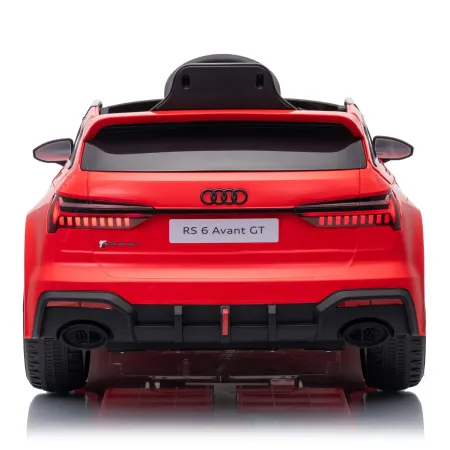 Auto Elettrica Bambini Audi RS6 GT Rosso 12V con LED Radiocomando