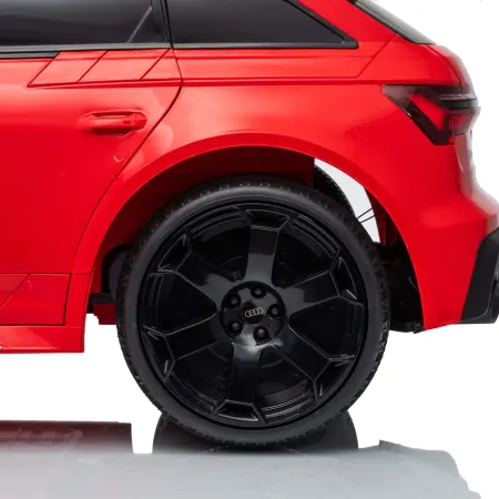 Auto Elettrica Bambini Audi RS6 GT Rosso 12V con LED Radiocomando