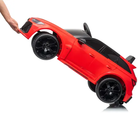 Auto Elettrica Bambini Audi RS6 GT Rosso 12V con LED Radiocomando