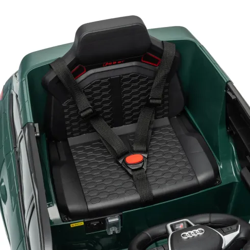 Auto Elettrica Bambini Audi RS6 GT Verde 12V con LED Radiocomando