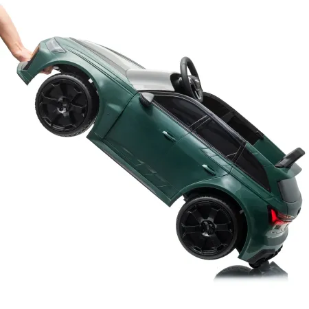 Auto Elettrica Bambini Audi RS6 GT Verde 12V con LED Radiocomando