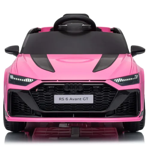Auto Elettrica Bambini Audi RS6 GT Rosa 12V con LED Radiocomando