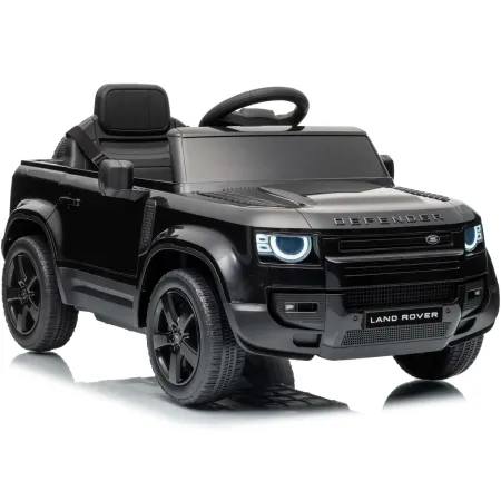 Defender Small Macchina Elettrica per Bambini 12V Nero MP3 Luci LED