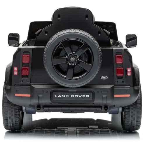 Defender Small Macchina Elettrica per Bambini 12V Nero MP3 Luci LED