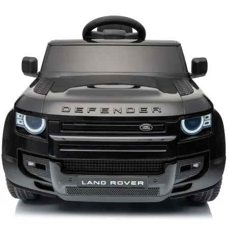 Defender Small Macchina Elettrica per Bambini 12V Nero MP3 Luci LED