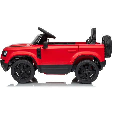 Defender Small Macchina Elettrica per Bambini 12V Rosso MP3 Luci LED