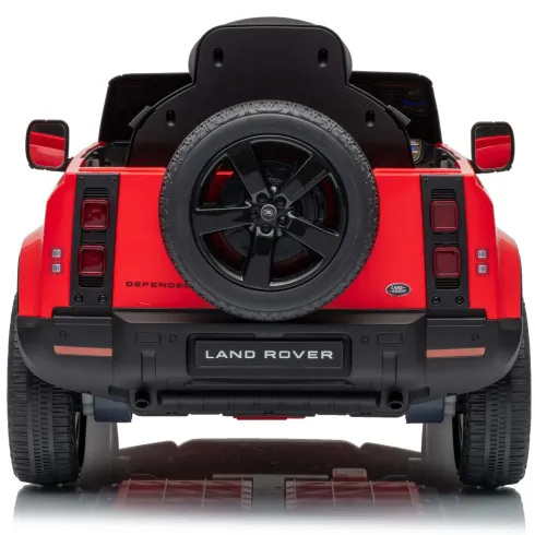 Defender Small Macchina Elettrica per Bambini 12V Rosso MP3 Luci LED