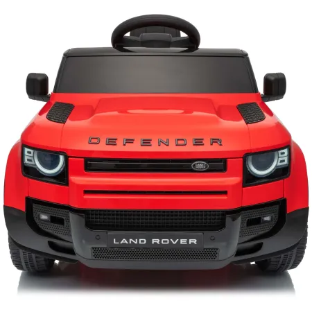 Defender Small Macchina Elettrica per Bambini 12V Rosso MP3 Luci LED
