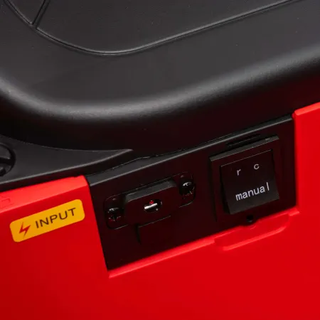 Defender Small Macchina Elettrica per Bambini 12V Rosso MP3 Luci LED