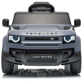 Defender Small Macchina Elettrica per Bambini 12V Grigio MP3 Luci LED 2