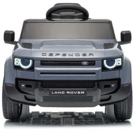 Defender Small Macchina Elettrica per Bambini 12V Grigio MP3 Luci LED