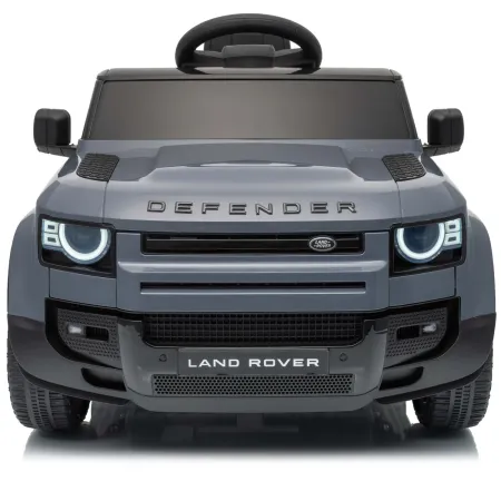 Defender Small Macchina Elettrica per Bambini 12V Grigio MP3 Luci LED