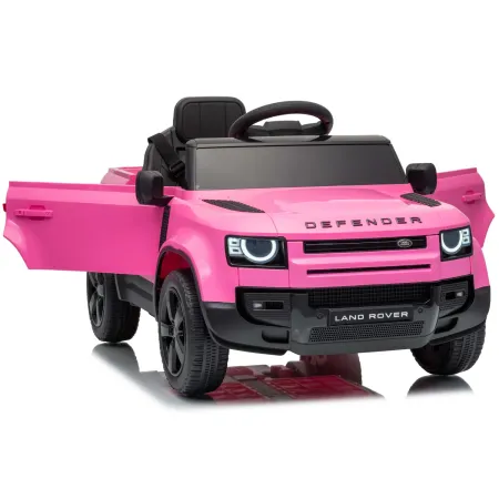 Defender Small Macchina Elettrica per Bambini 12V Rosa MP3 Luci LED