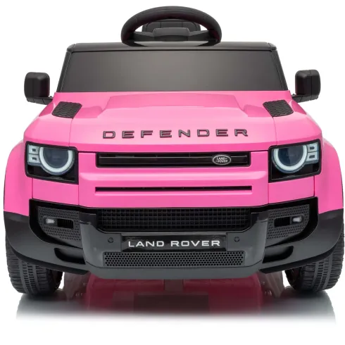 Defender Small Macchina Elettrica per Bambini 12V Rosa MP3 Luci LED